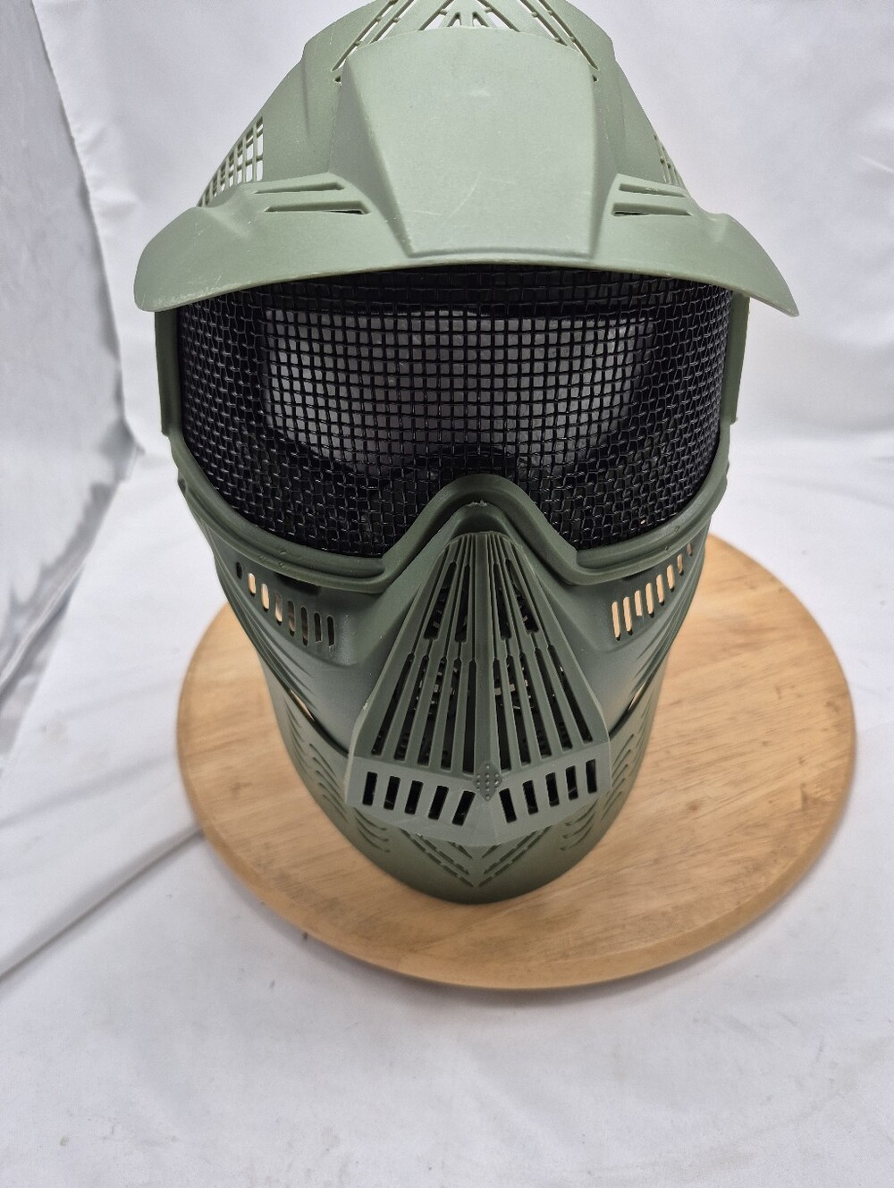 Air Soft, Paintball Adult Face Mask,Metal Grid Eye Sockets